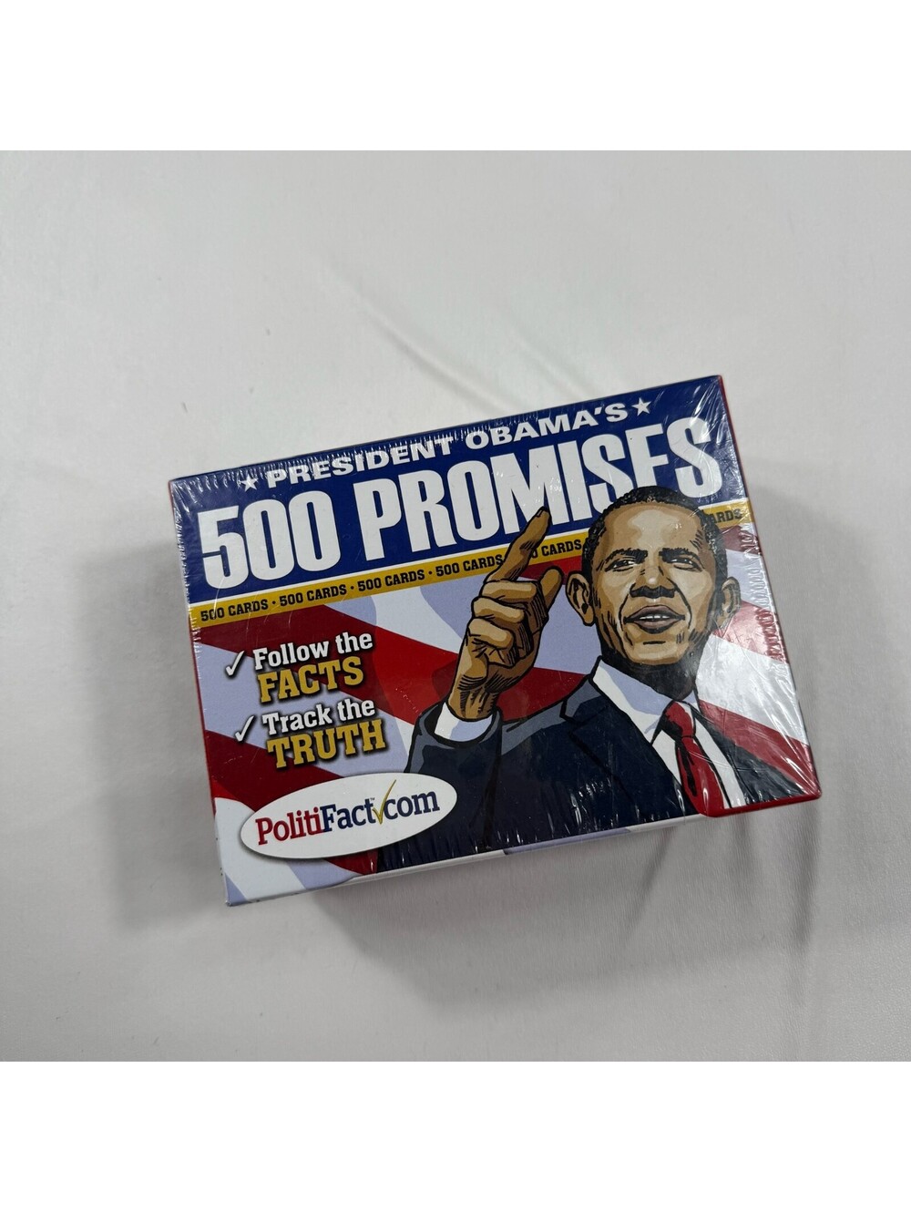 President Obama's 500 Promises Card Deck - Educational Political Fact-Checking